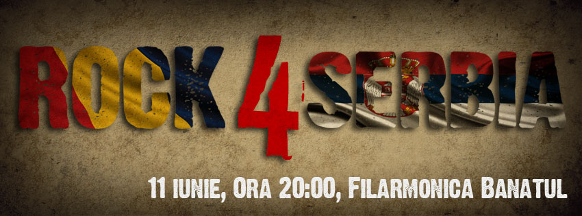 Concert caritabil „Rock 4 Serbia” la Timisoara